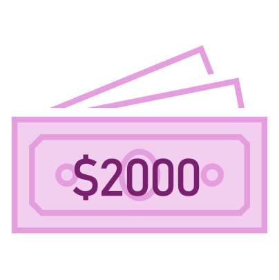 Aporta dos mil pesos
